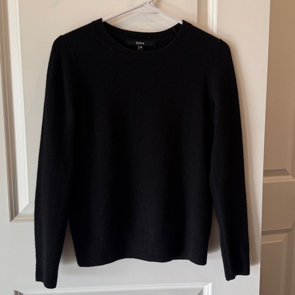 Quince Black 100% Cashmere Sweater XS - Picture 1 of 3